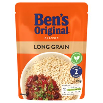 Picture of Bens Exp RTH Long Grain Rice 220g x6